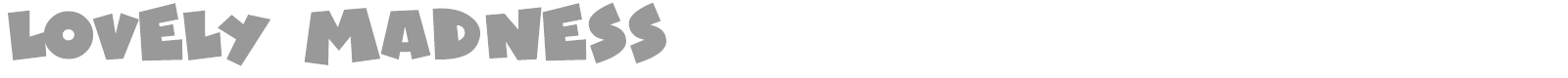 Lovely Madness font preview